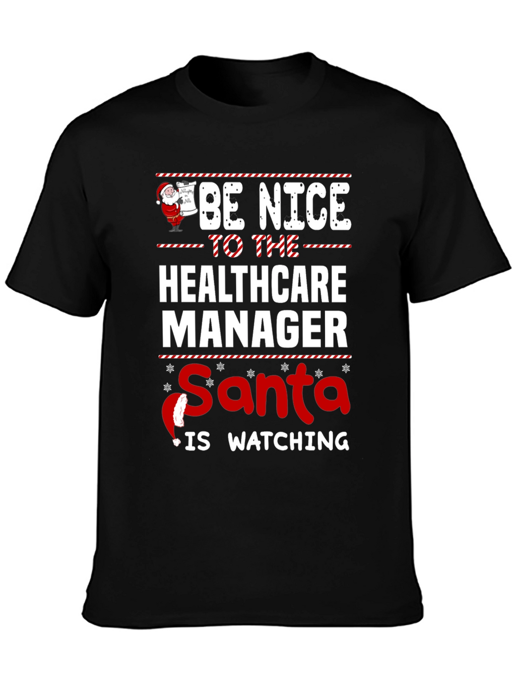 Healthcare Manager Santa T-Shirt