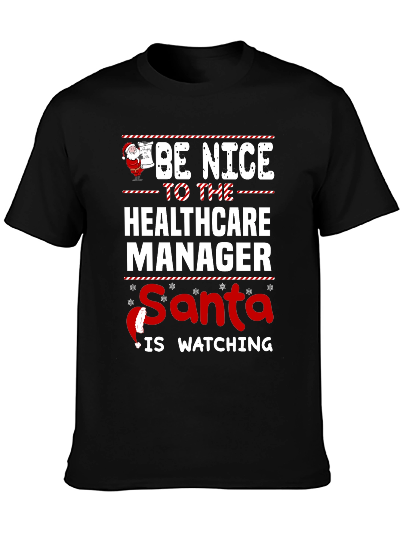 Healthcare Manager Santa T-Shirt