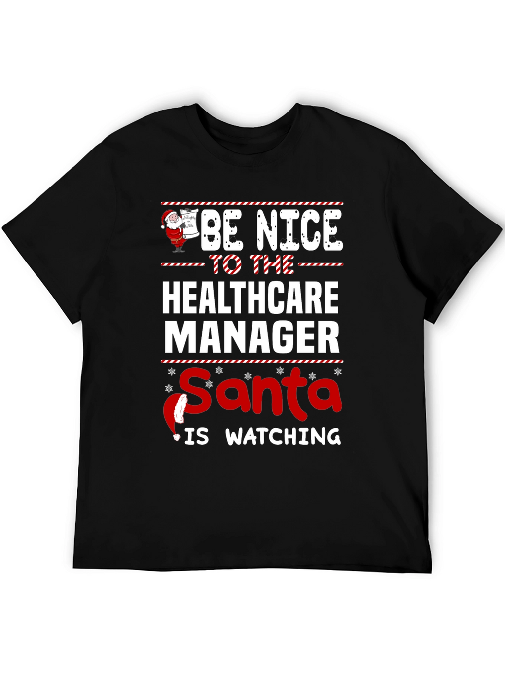 Healthcare Manager Santa T-Shirt