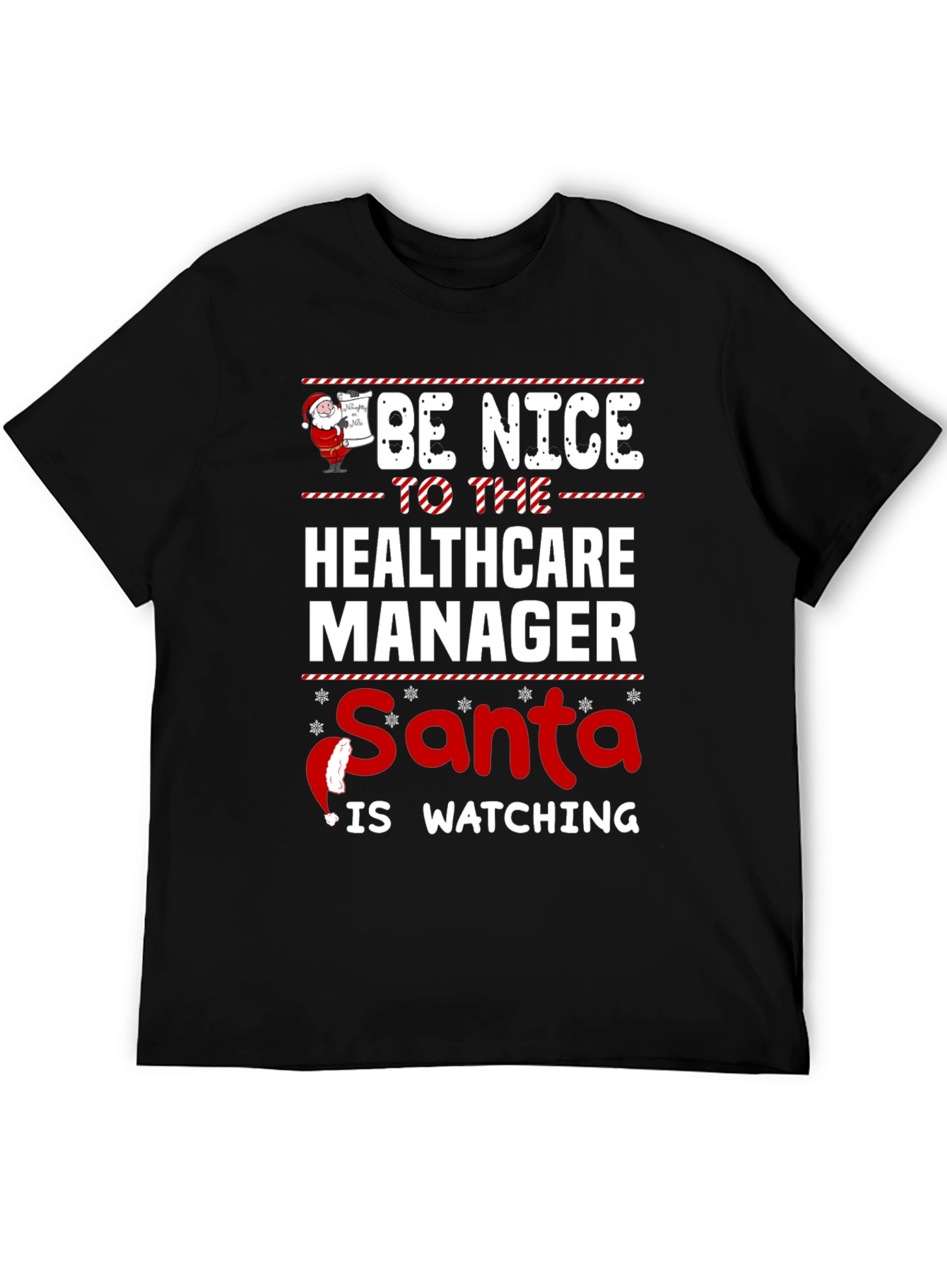 Healthcare Manager Santa T-Shirt