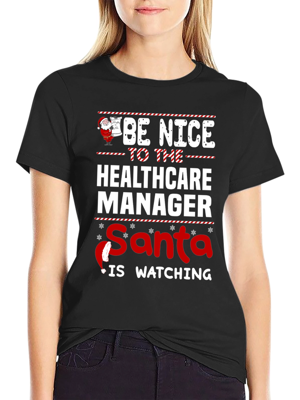 Healthcare Manager Santa T-Shirt