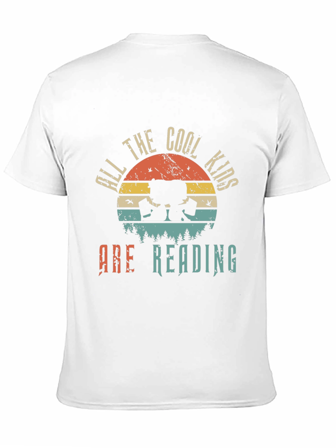 Cool Kids Reading T-Shirt - Vintage Style Tee