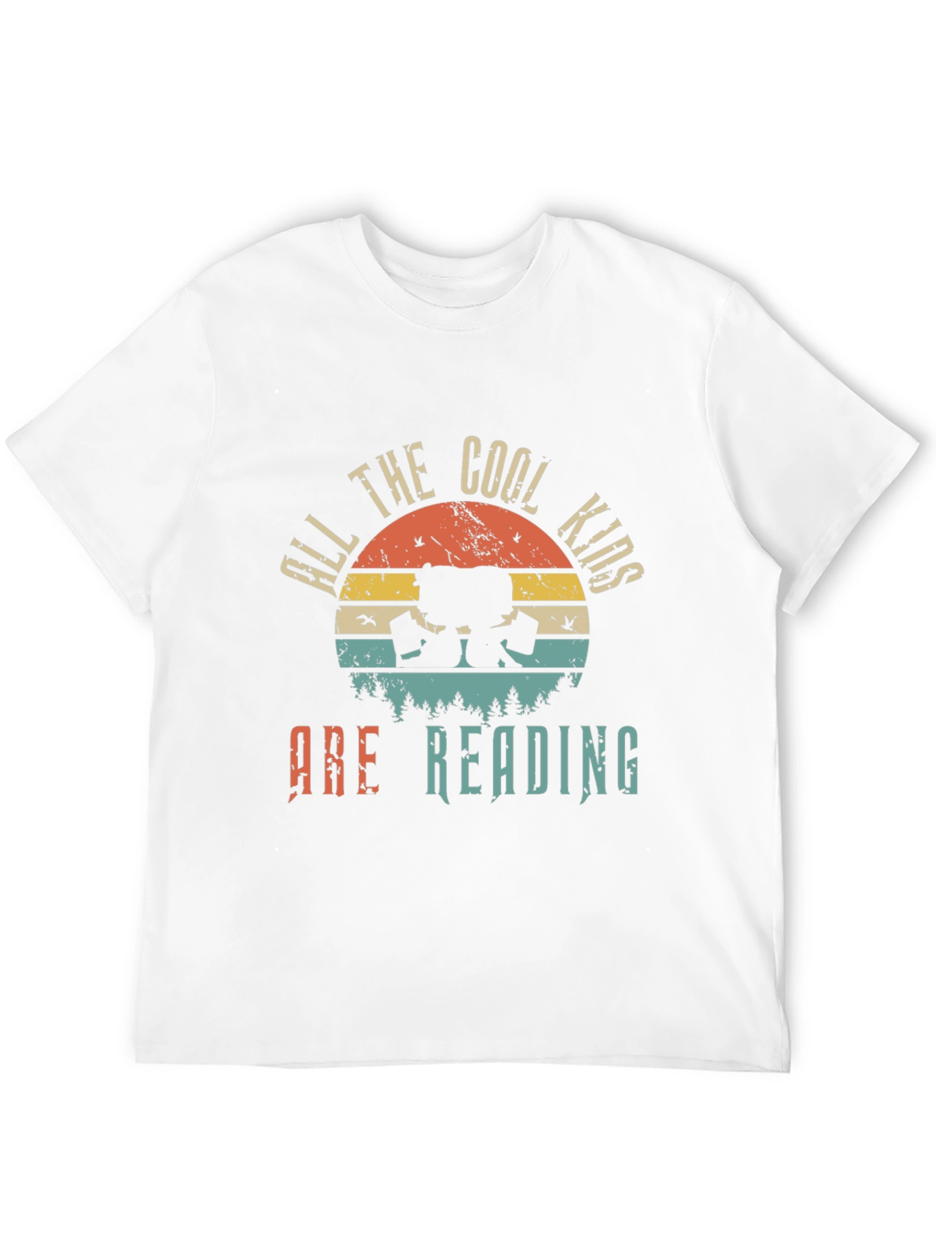 Cool Kids Reading T-Shirt - Vintage Style Tee