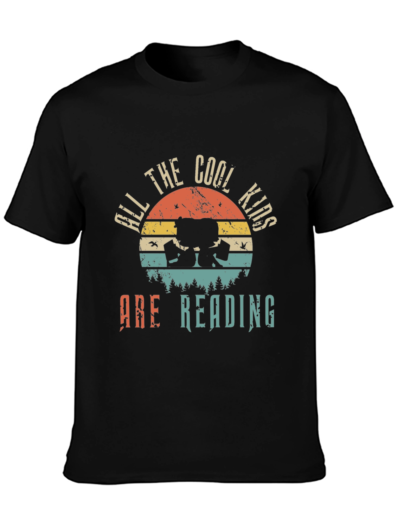 Cool Kids Reading T-Shirt - Vintage Style Tee