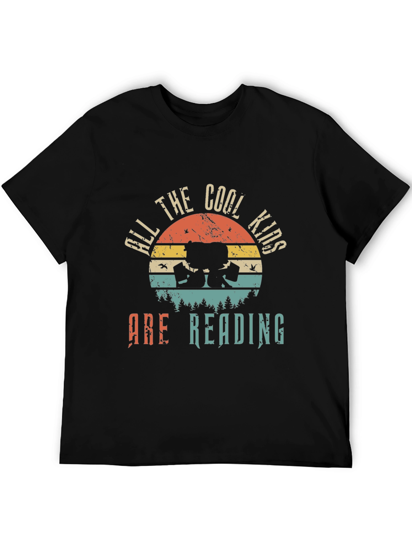 Cool Kids Reading T-Shirt - Vintage Style Tee