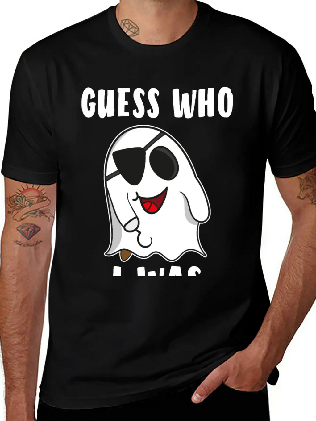 Ghost Ghost Ghost Pirate Halloween Gift Stylish Everyday T-Shirt – Unisex Basic Cotton Tee
