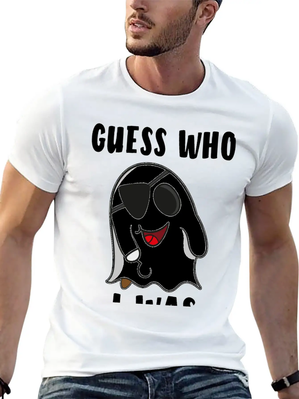 Ghost Ghost Ghost Pirate Halloween Gift Stylish Everyday T-Shirt – Unisex Basic Cotton Tee