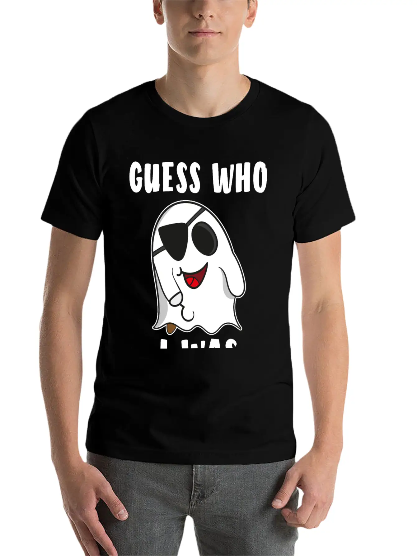 Ghost Ghost Ghost Pirate Halloween Gift Stylish Everyday T-Shirt – Unisex Basic Cotton Tee