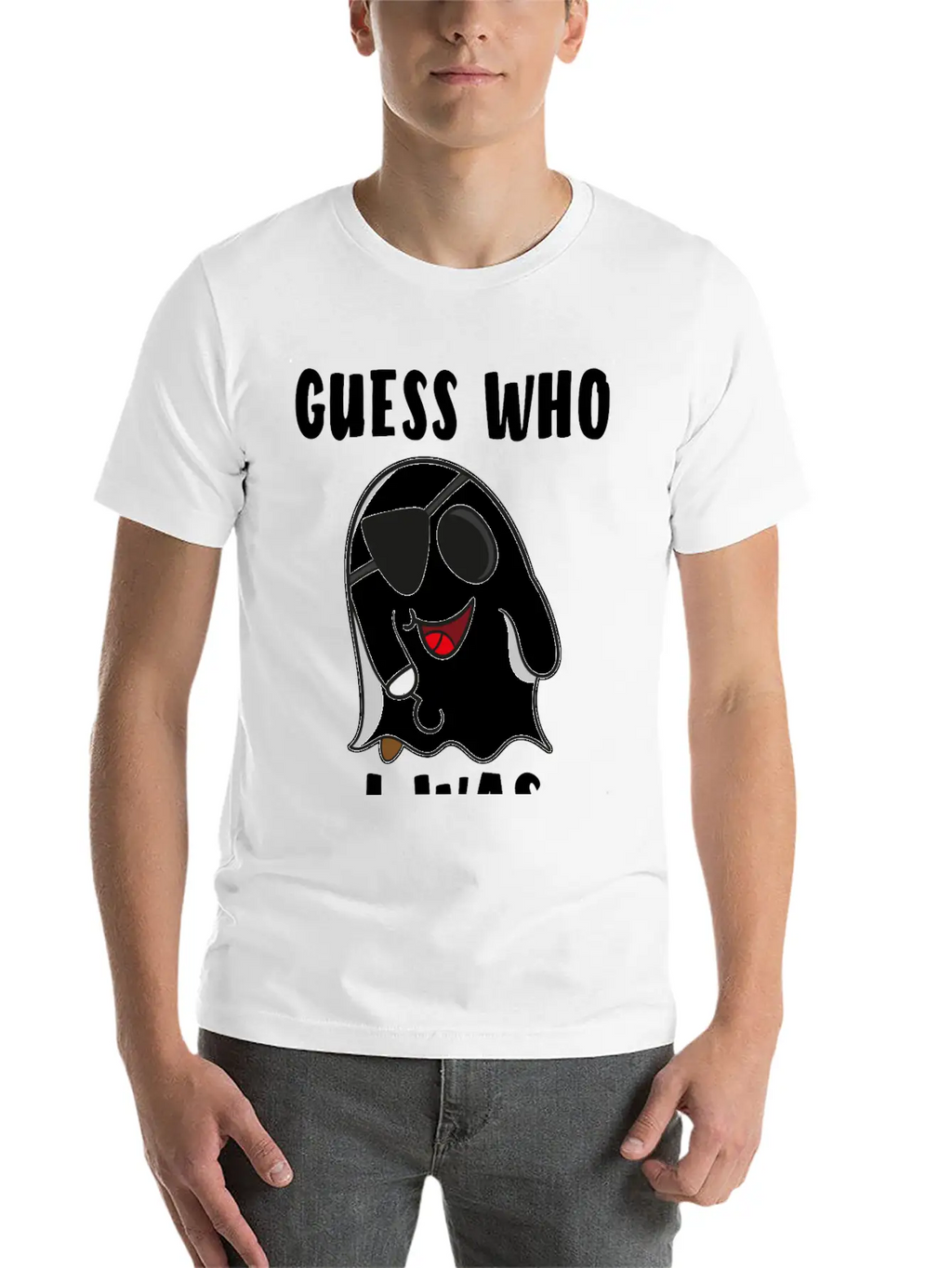Ghost Ghost Ghost Pirate Halloween Gift Stylish Everyday T-Shirt – Unisex Basic Cotton Tee
