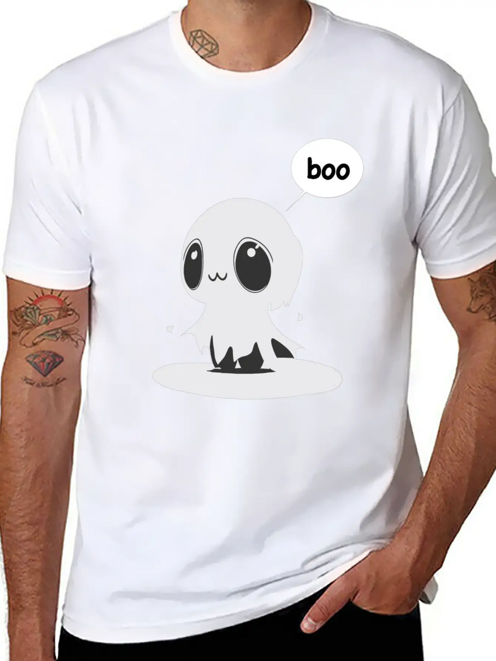 Ghost Of Disapproval Timeless Short Sleeve Tee – Comfy And Minimalist Design