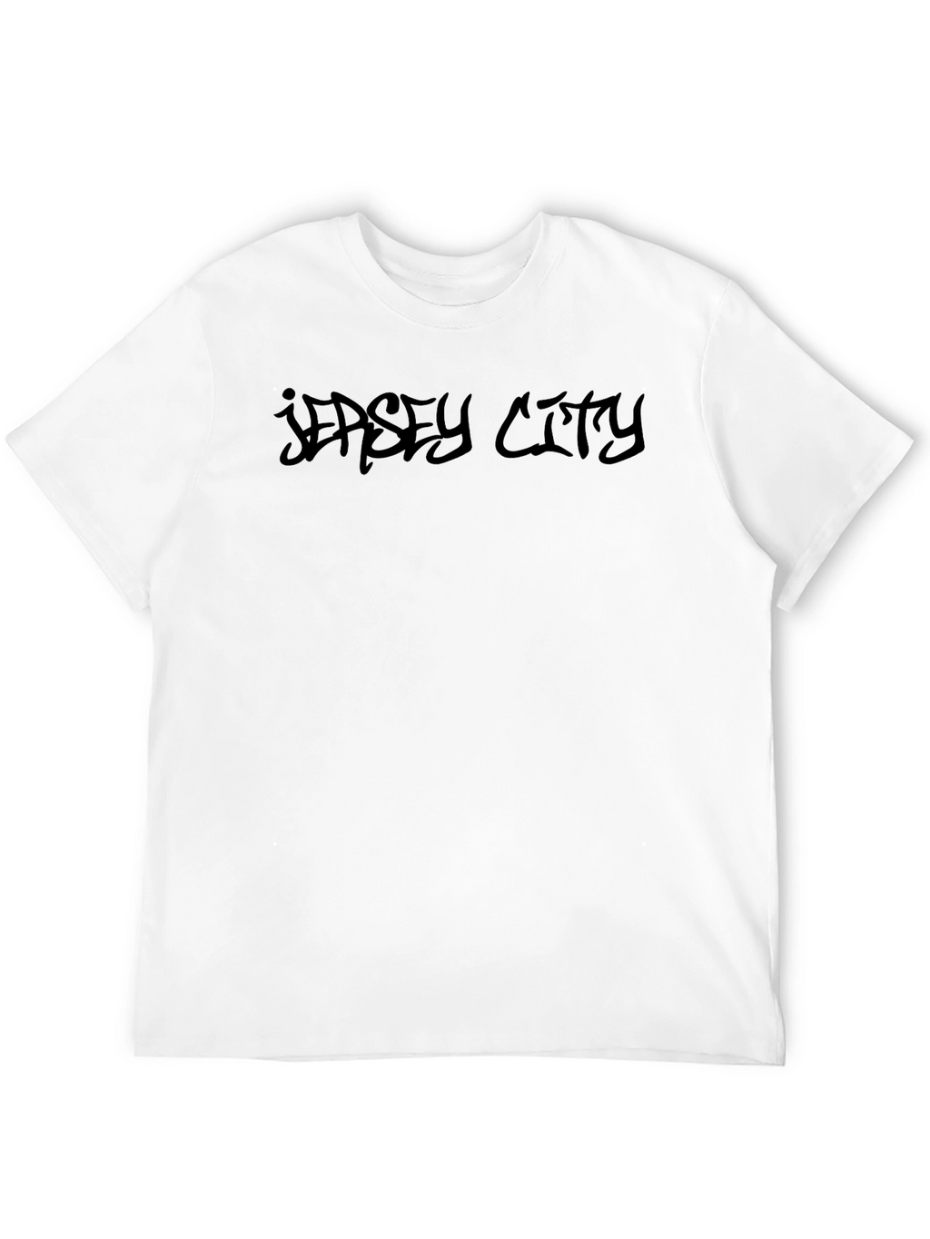 Jersey City Black Graphic Tee - Urban Style
