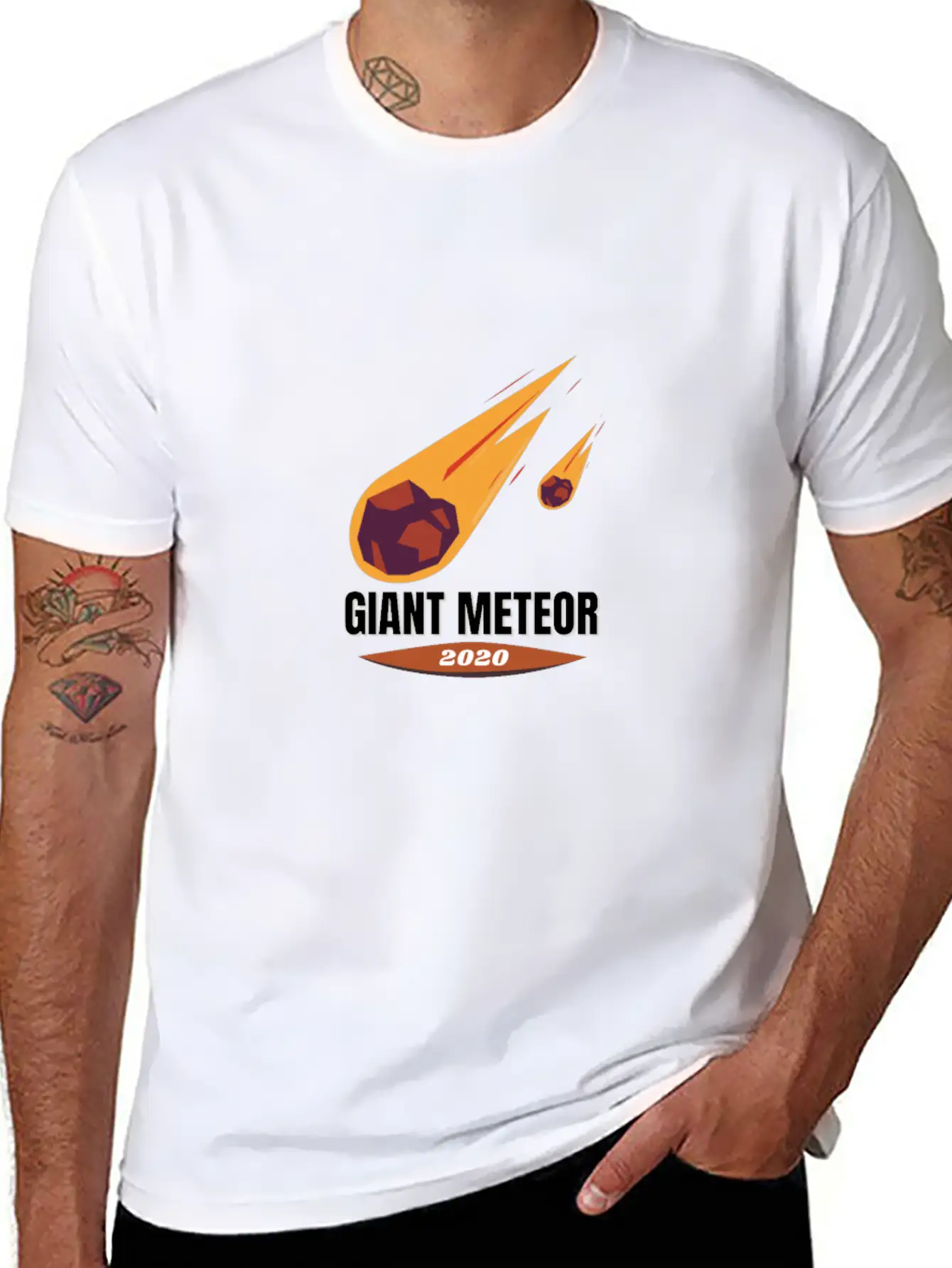 Giant Meteor 2020 Basic Graphic T-Shirt – Daily Comfort In Soft Cotton