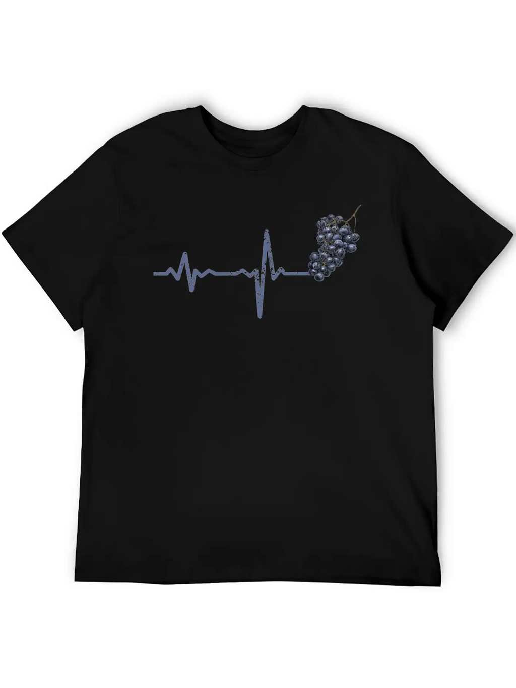 Gift Heartbeat Grapes Modern Fit Casual T-Shirt – Clean And Versatile Design