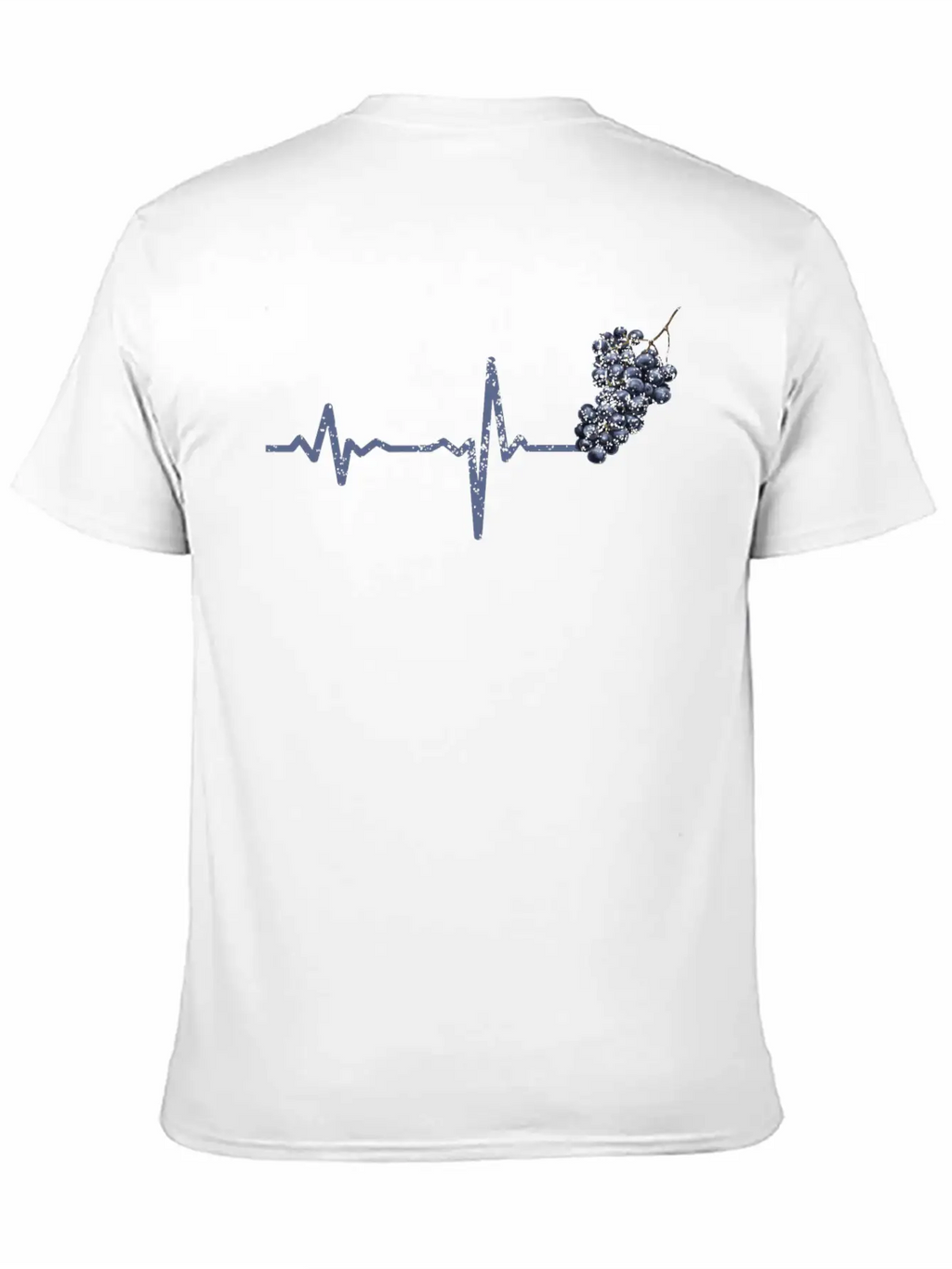 Gift Heartbeat Grapes Modern Fit Casual T-Shirt – Clean And Versatile Design