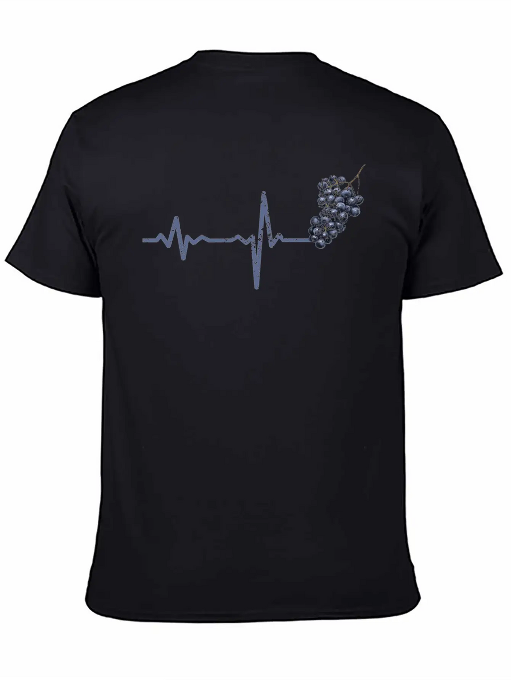 Gift Heartbeat Grapes Modern Fit Casual T-Shirt – Clean And Versatile Design
