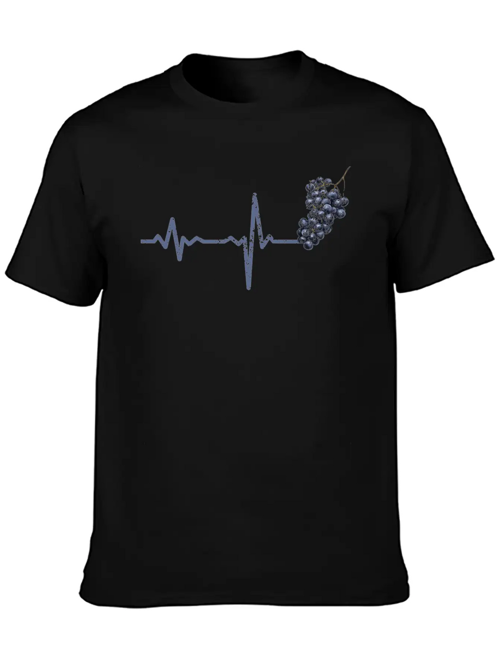 Gift Heartbeat Grapes Modern Fit Casual T-Shirt – Clean And Versatile Design