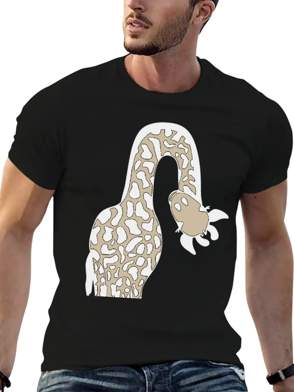 Giraffe Classic Cotton Tee – Unisex Comfort For Any Season