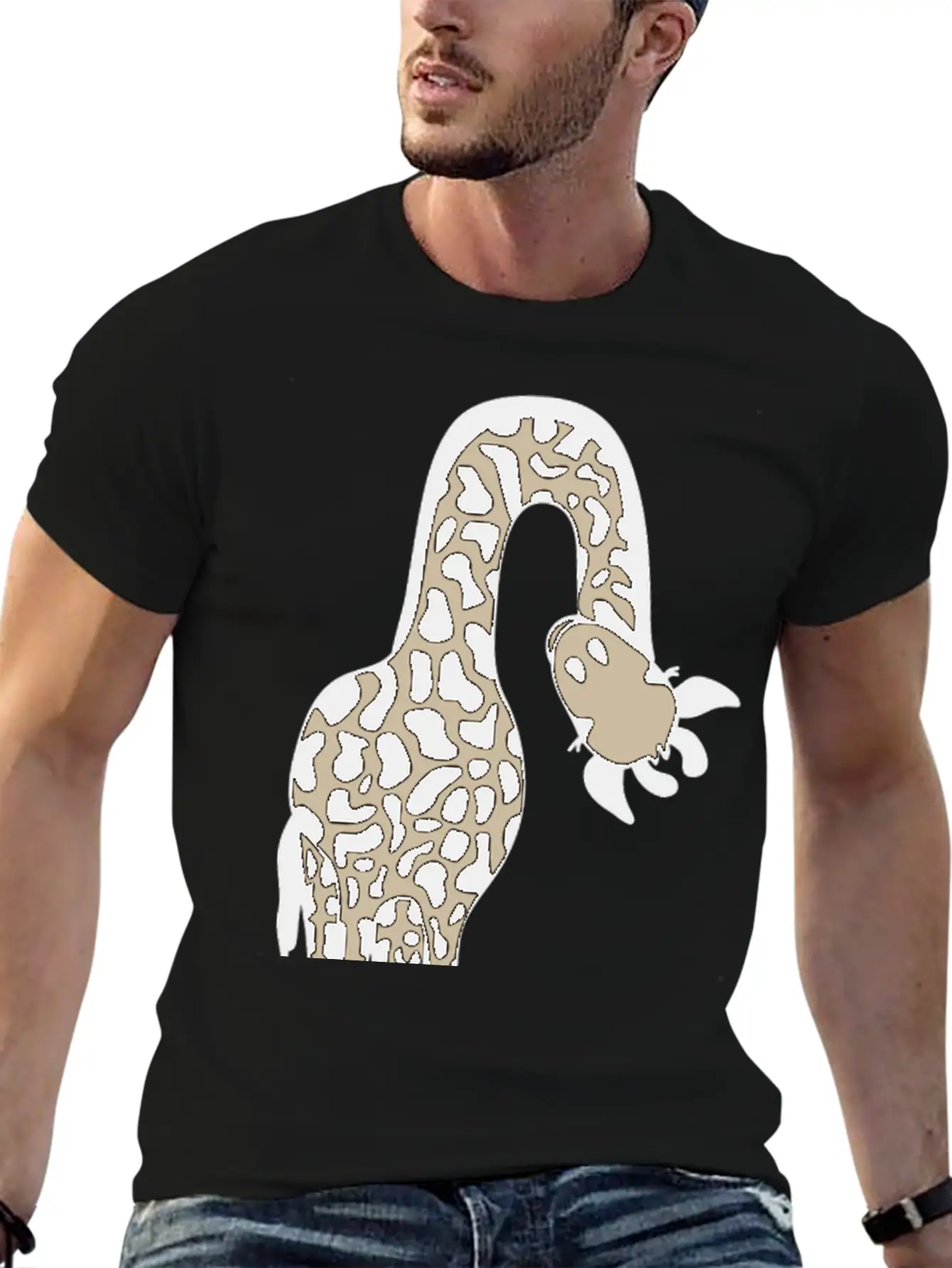Giraffe Classic Cotton Tee – Unisex Comfort For Any Season
