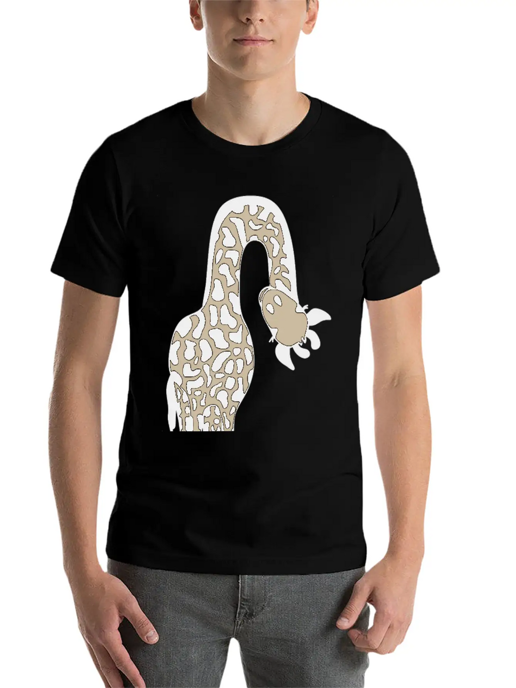 Giraffe Classic Cotton Tee – Unisex Comfort For Any Season