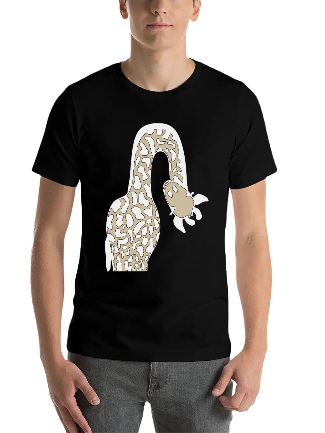Giraffe Classic Cotton Tee – Unisex Comfort For Any Season