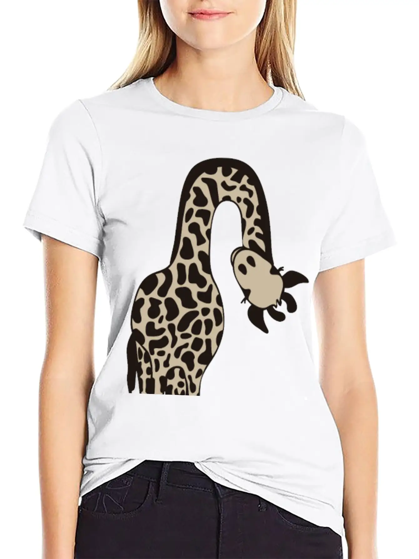 Giraffe Classic Cotton Tee – Unisex Comfort For Any Season