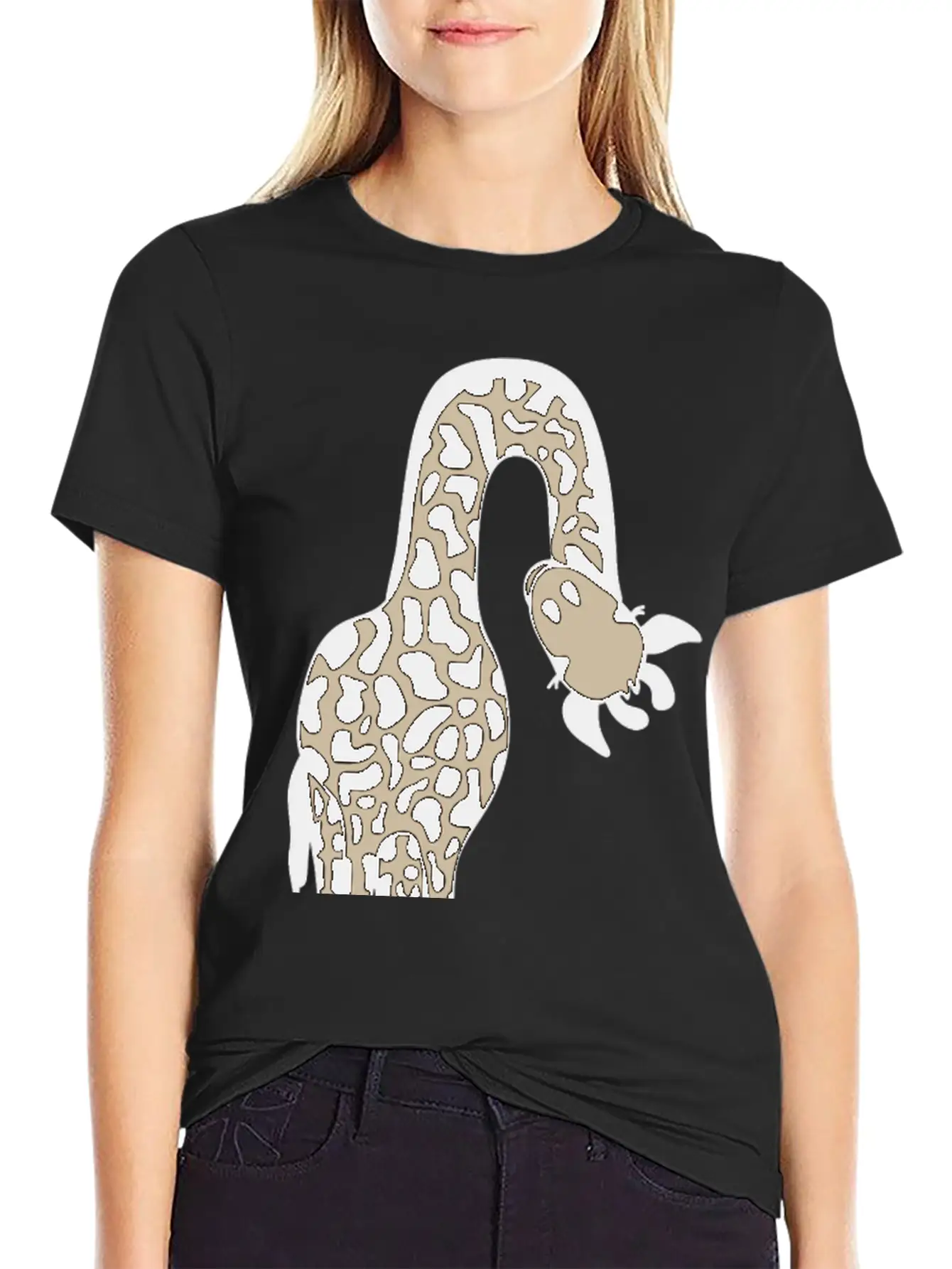 Giraffe Classic Cotton Tee – Unisex Comfort For Any Season