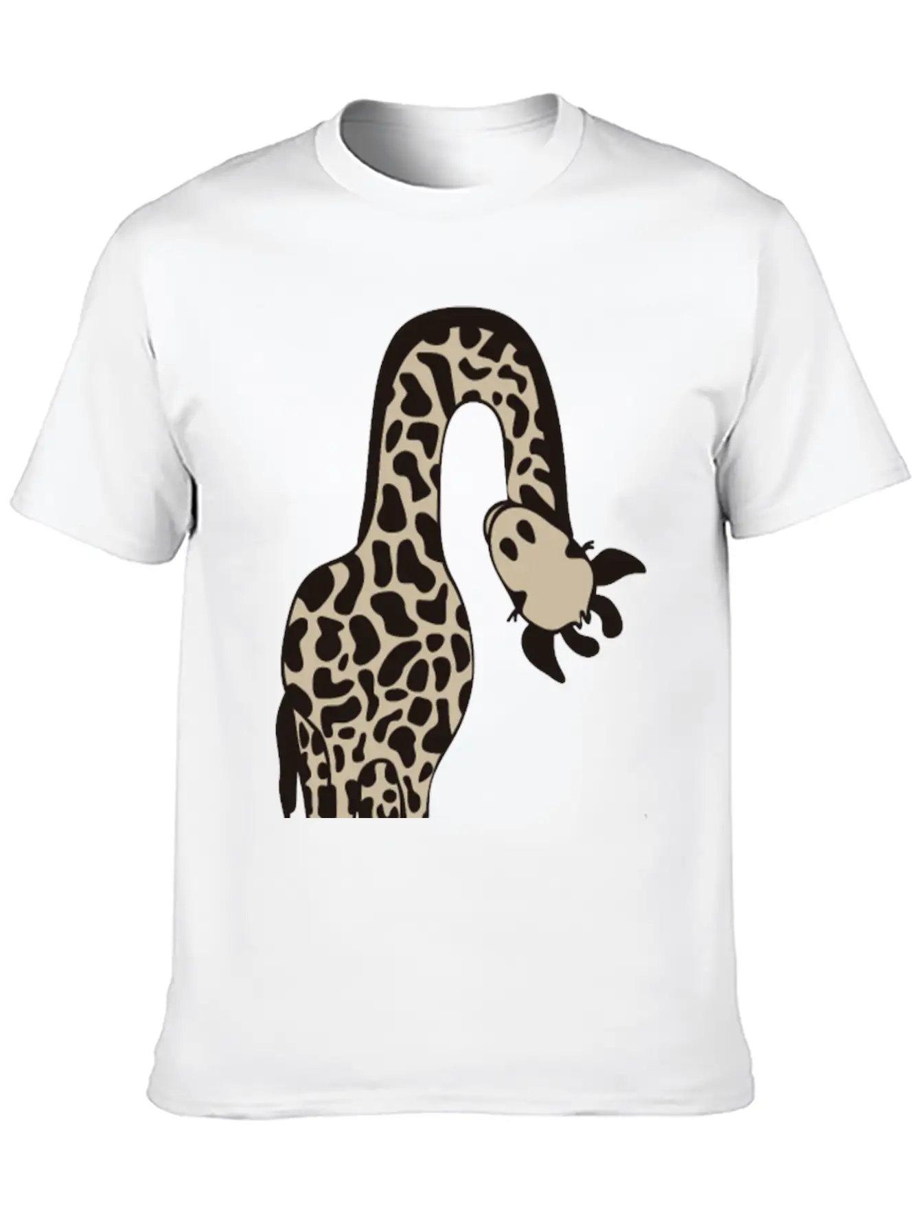 Giraffe Classic Cotton Tee – Unisex Comfort For Any Season
