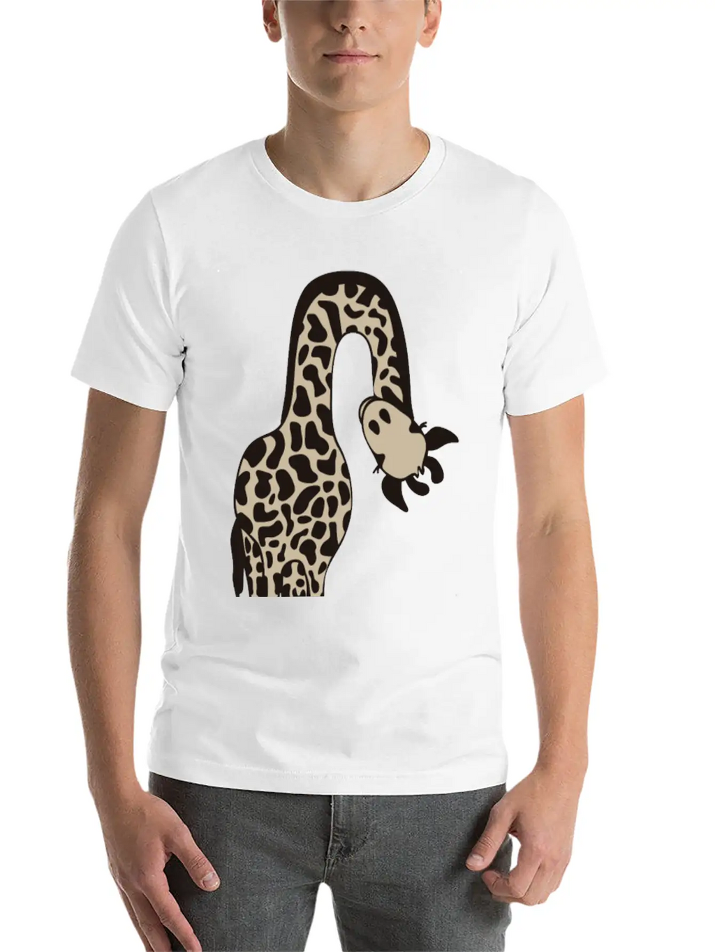 Giraffe Classic Cotton Tee – Unisex Comfort For Any Season