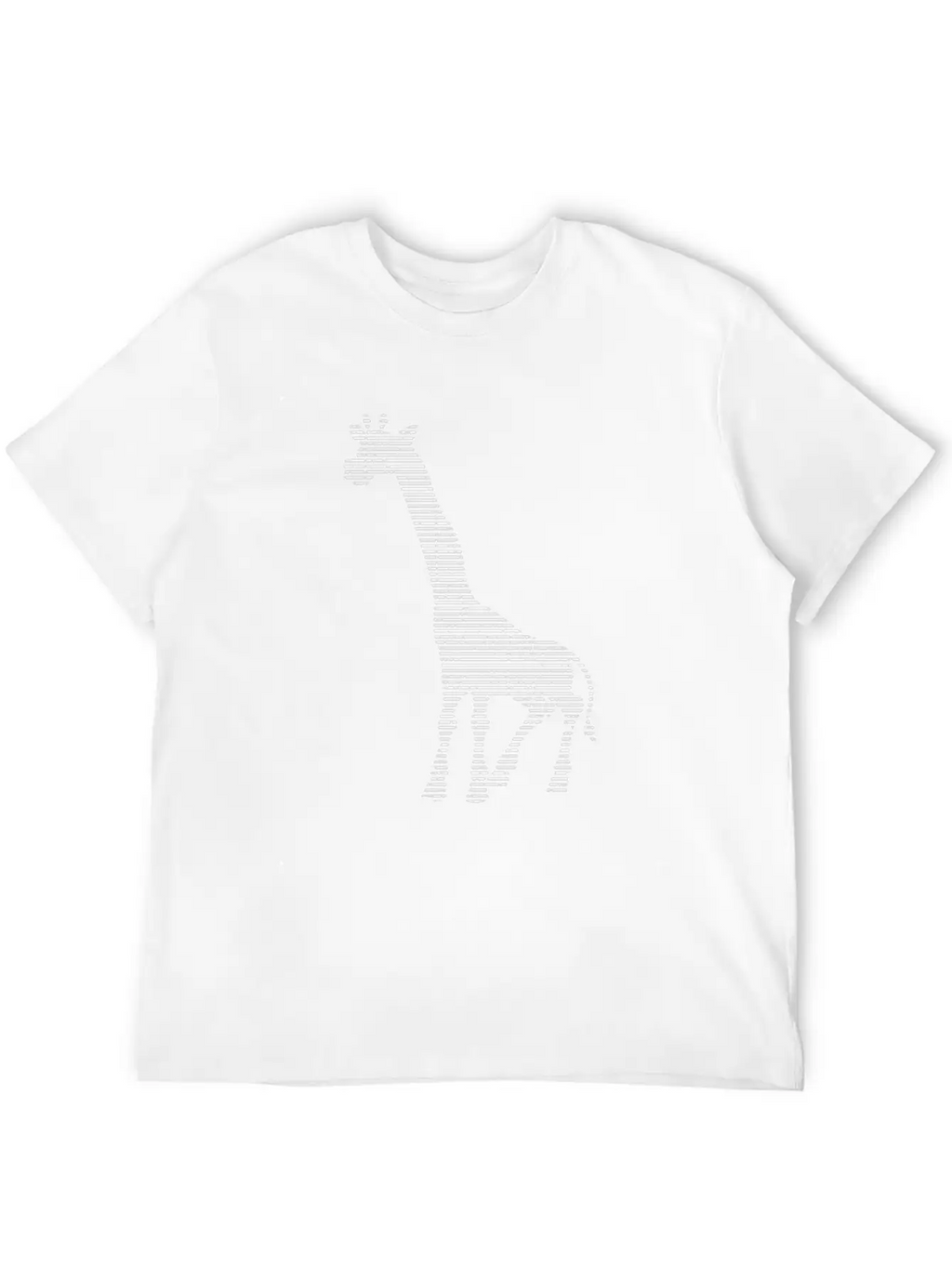 Giraffe Essential Cotton Tee For Daily Outfits – Unisex Style