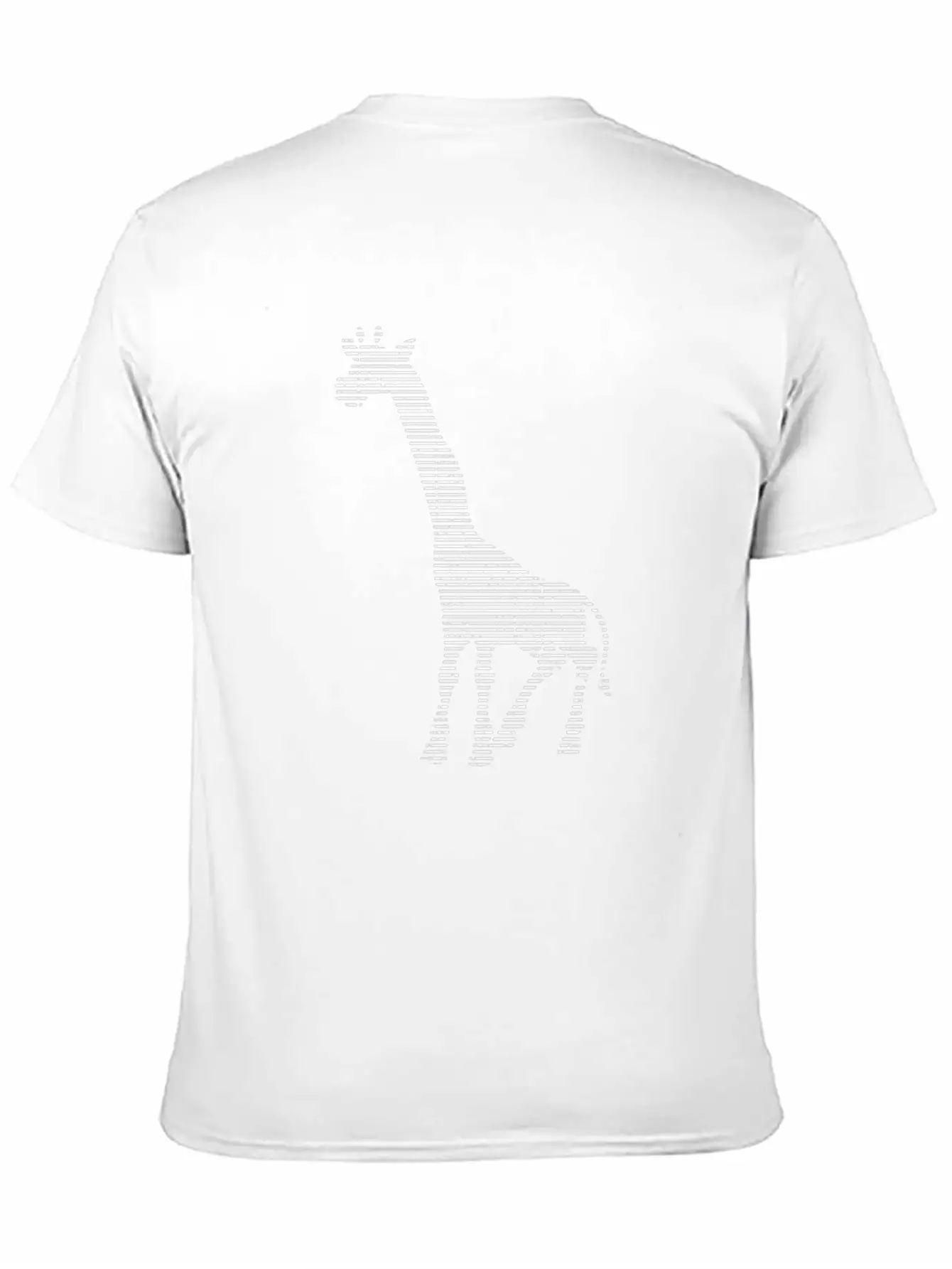 Giraffe Essential Cotton Tee For Daily Outfits – Unisex Style