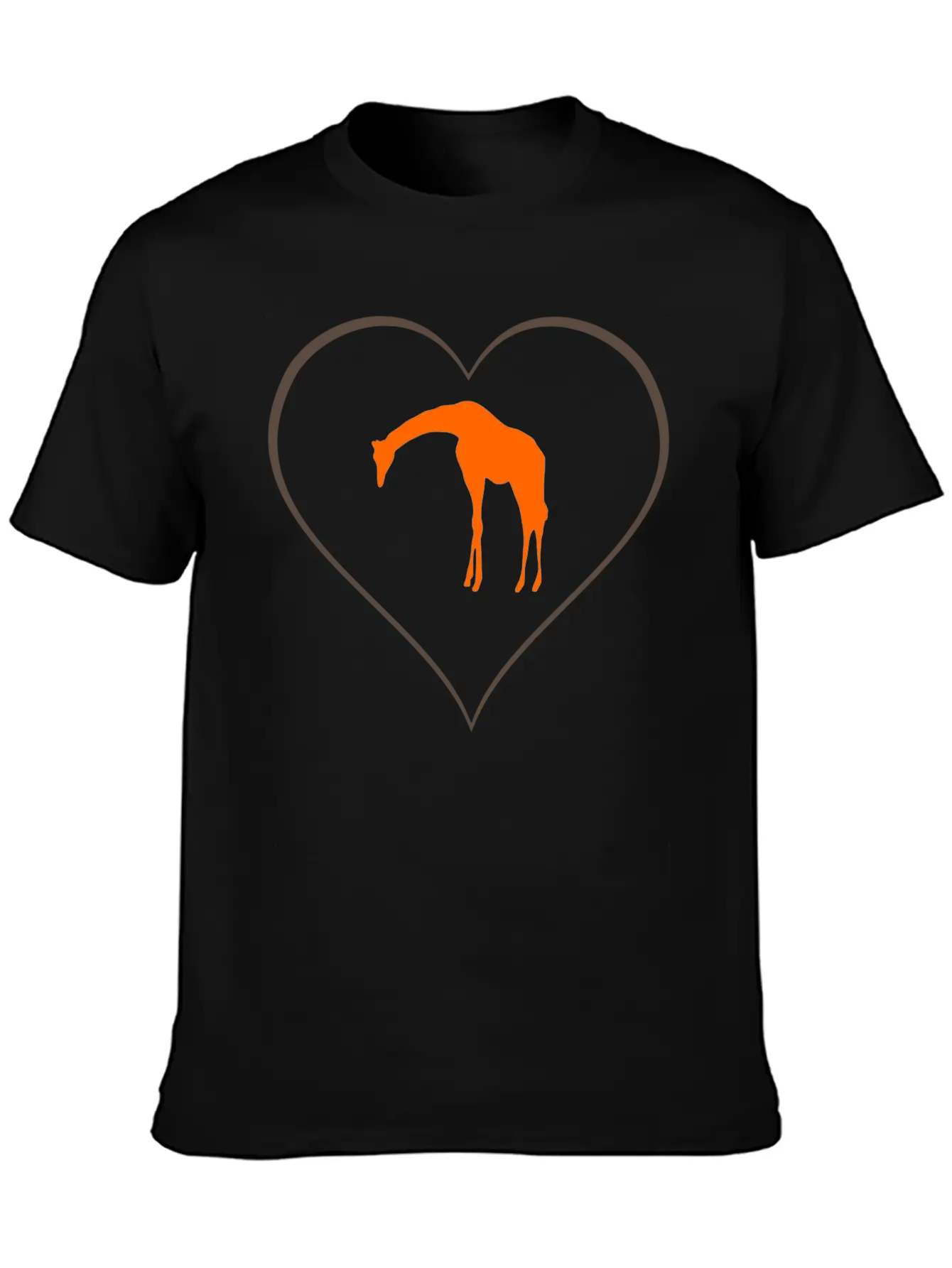Giraffe Essential Unisex Summer Tee – Soft Cotton Casual Fit