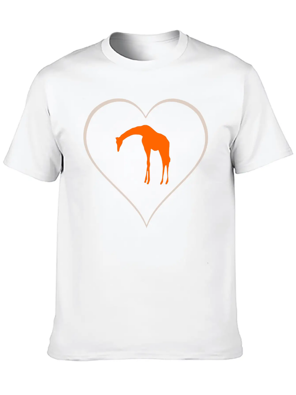 Giraffe Essential Unisex Summer Tee – Soft Cotton Casual Fit