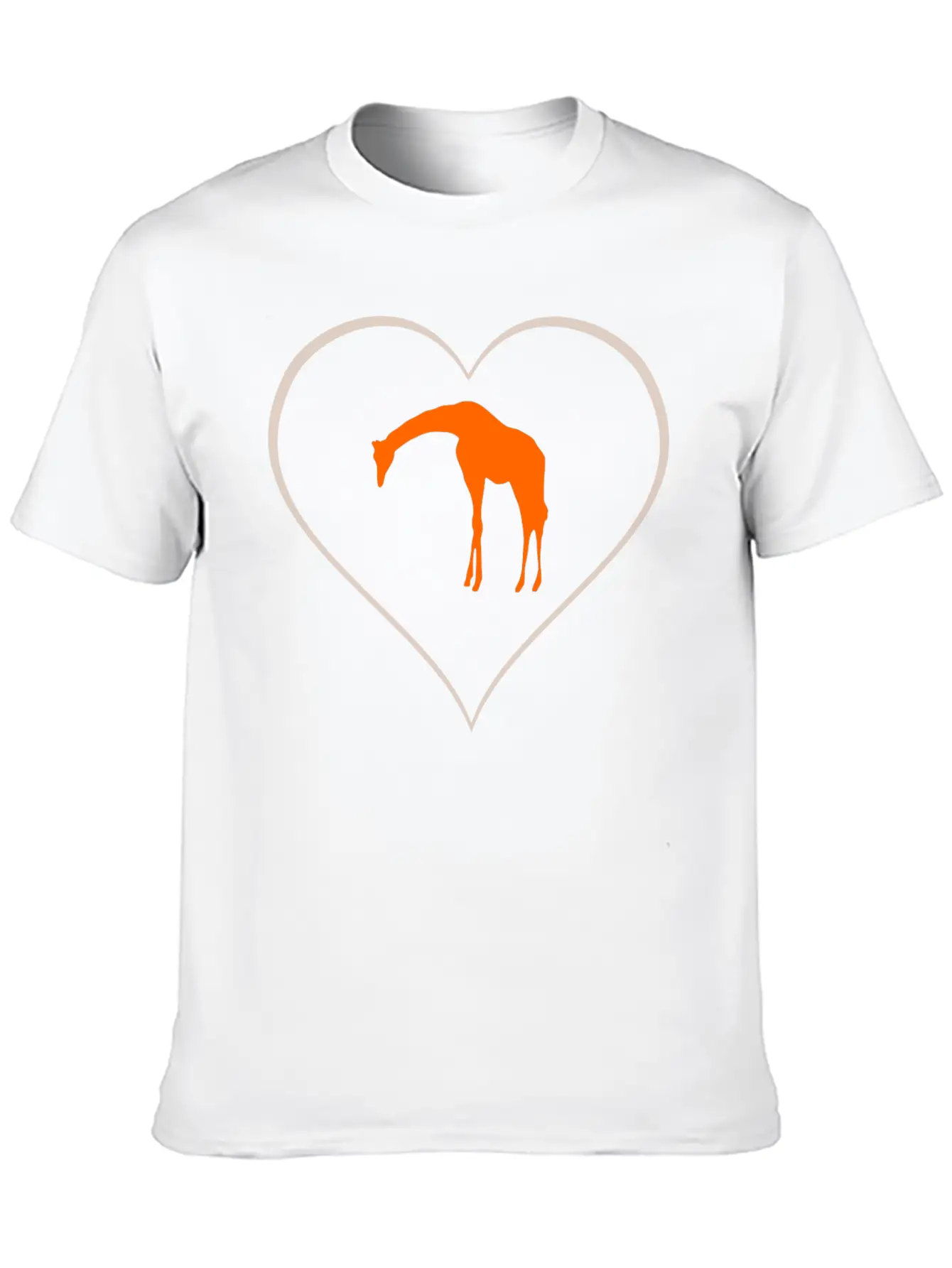 Giraffe Essential Unisex Summer Tee – Soft Cotton Casual Fit