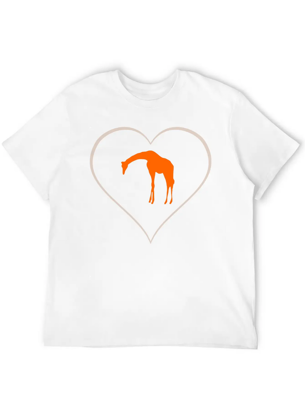 Giraffe Essential Unisex Summer Tee – Soft Cotton Casual Fit