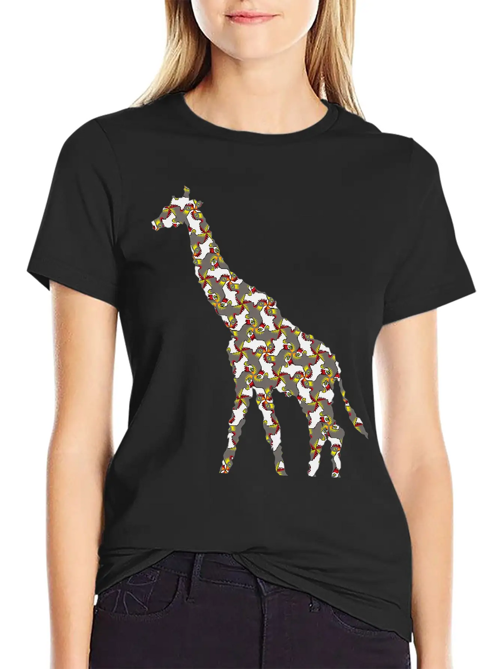 Giraffe Exclusive Design Africa Graphic Gift Idea Classic Cotton Tee – Unisex Comfort For Any Season