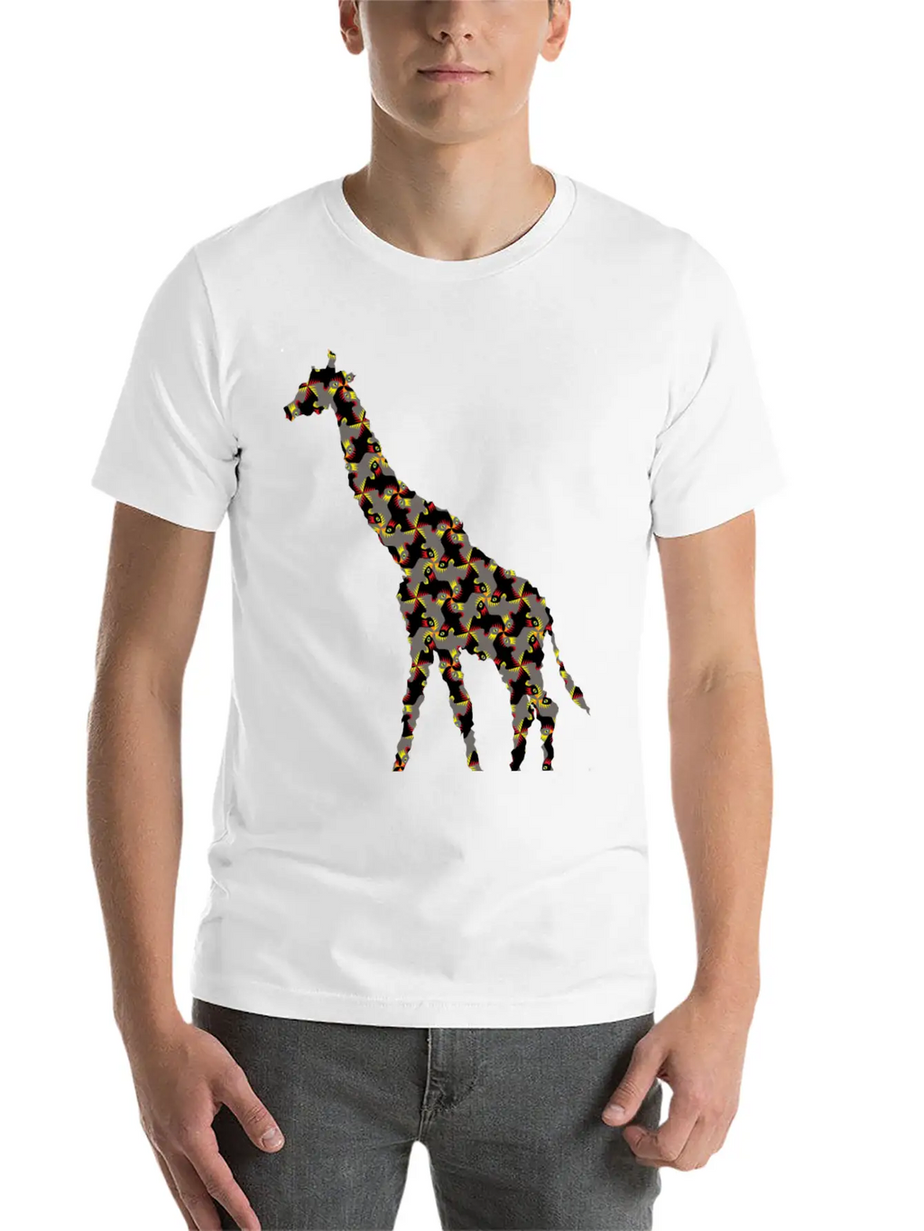 Giraffe Exclusive Design Africa Graphic Gift Idea Classic Cotton Tee – Unisex Comfort For Any Season