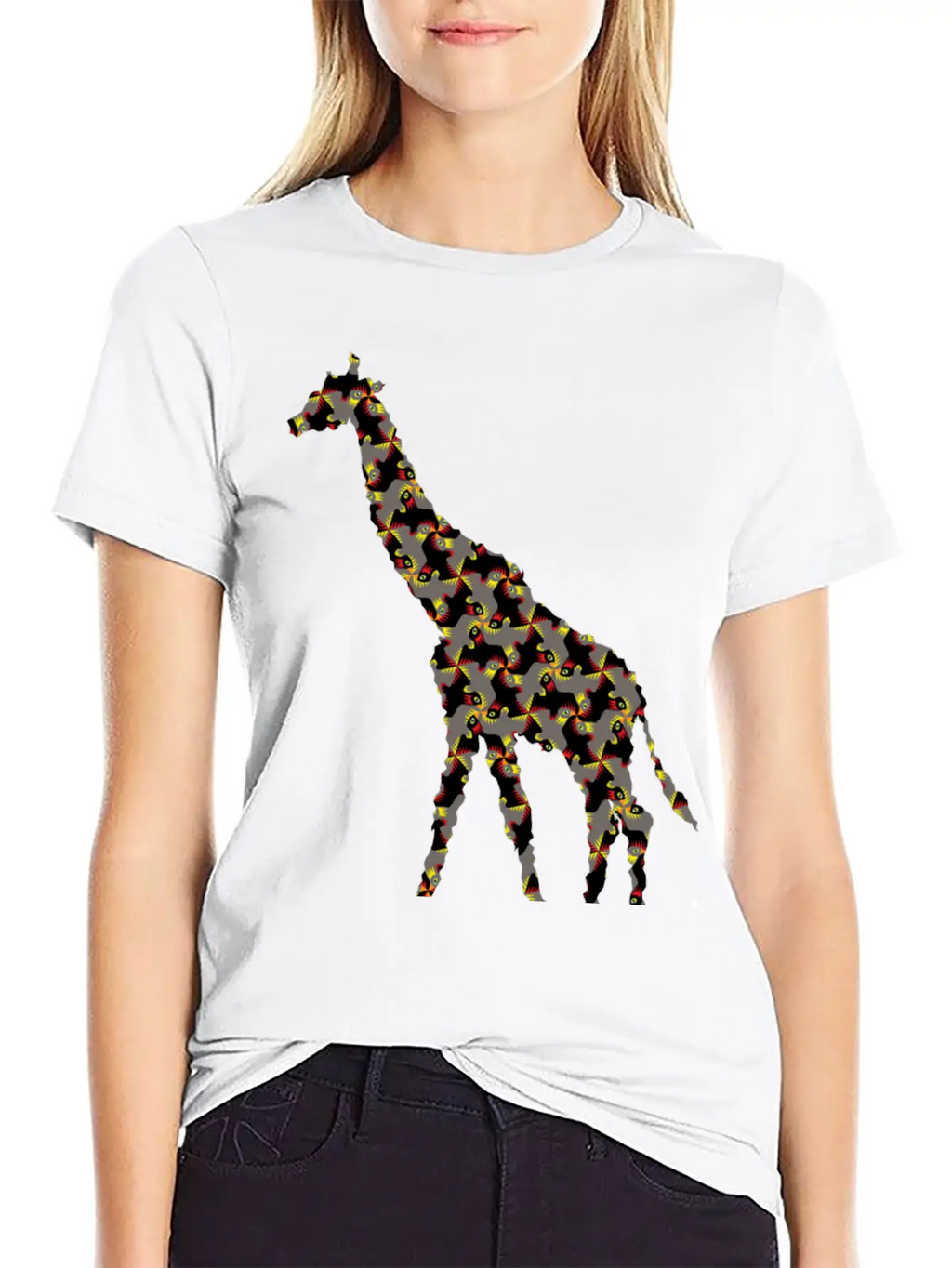 Giraffe Exclusive Design Africa Graphic Gift Idea Classic Cotton Tee – Unisex Comfort For Any Season