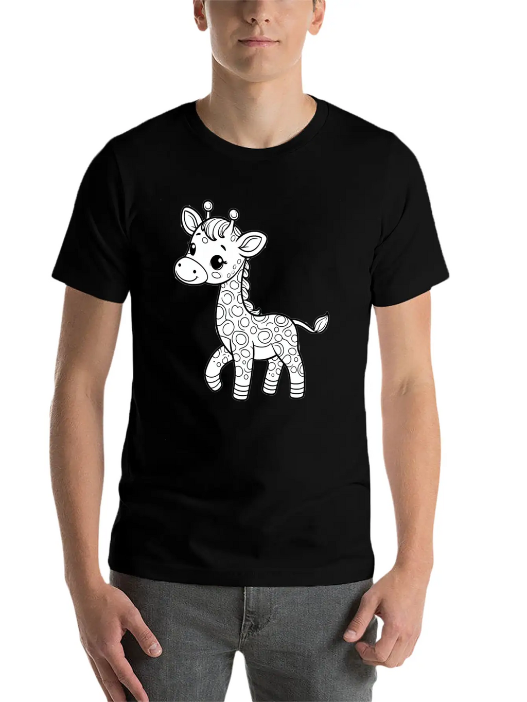 Giraffe Relaxed Everyday Tee – Lightweight And Durable Cotton