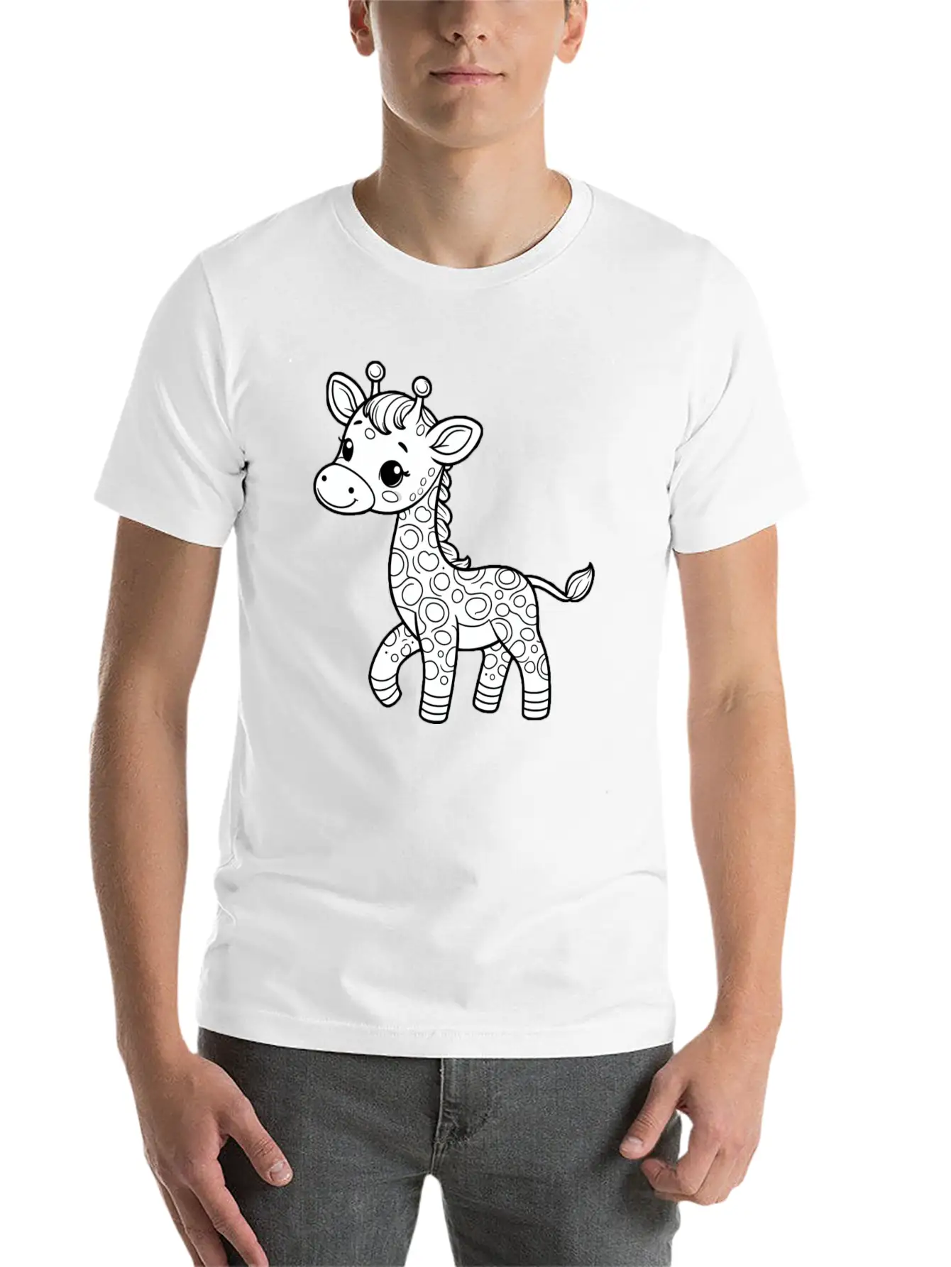 Giraffe Relaxed Everyday Tee – Lightweight And Durable Cotton
