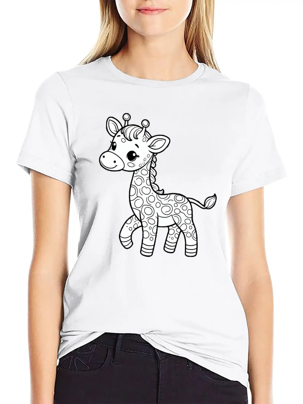 Giraffe Relaxed Everyday Tee – Lightweight And Durable Cotton