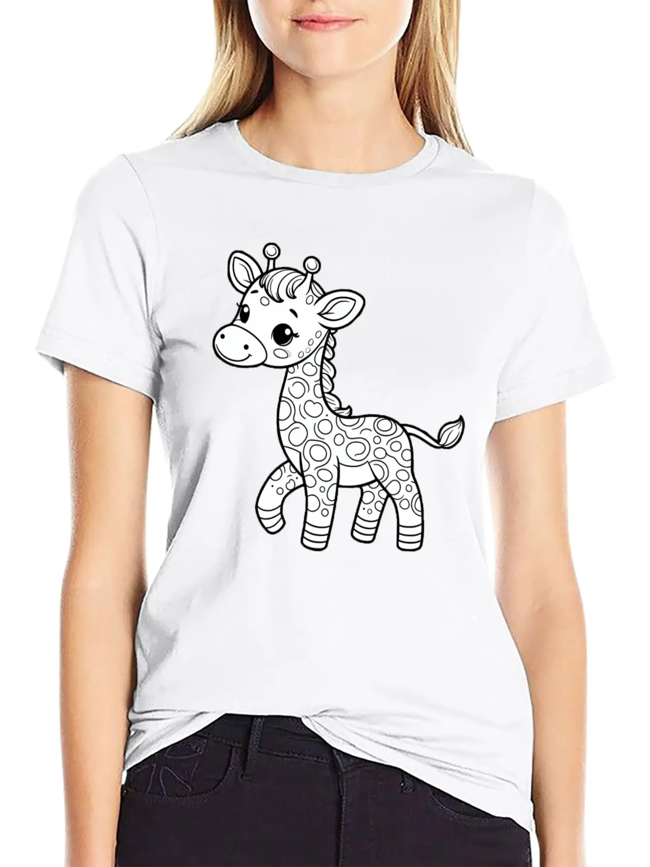 Giraffe Relaxed Everyday Tee – Lightweight And Durable Cotton