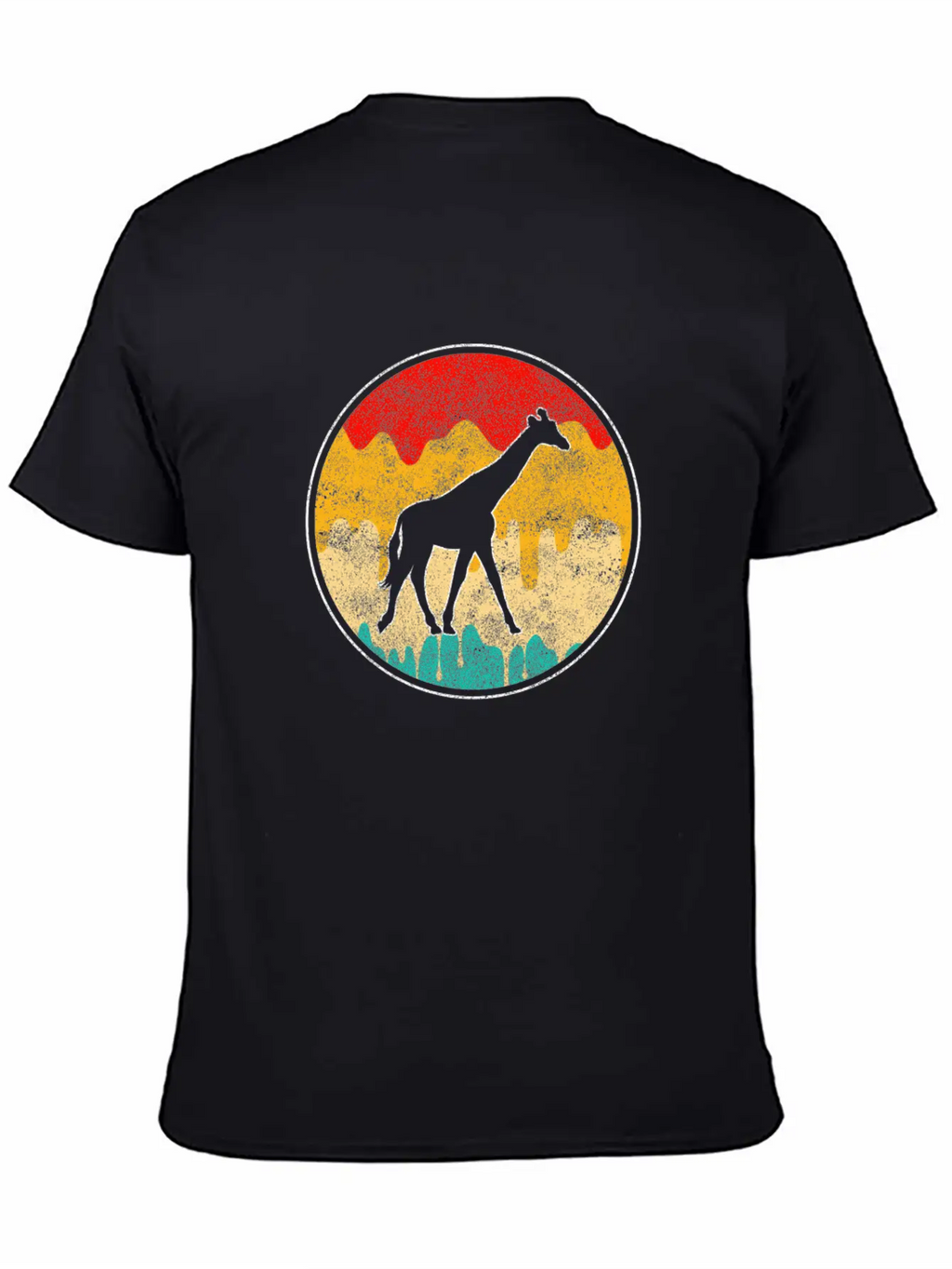 Giraffe Retro Classic Cotton Tee – Unisex Comfort For Any Season