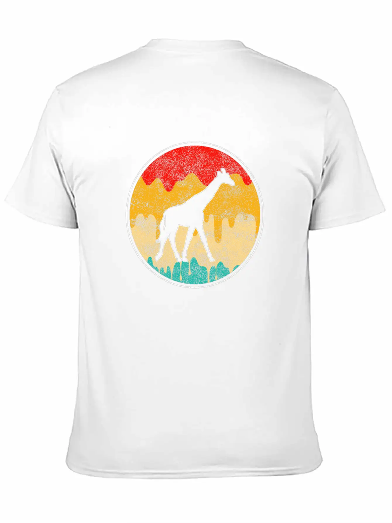 Giraffe Retro Classic Cotton Tee – Unisex Comfort For Any Season