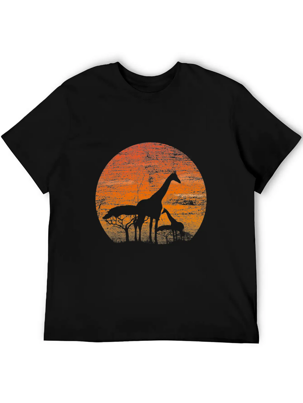 Giraffe Safari Relaxed Everyday Tee – Lightweight And Durable Cotton