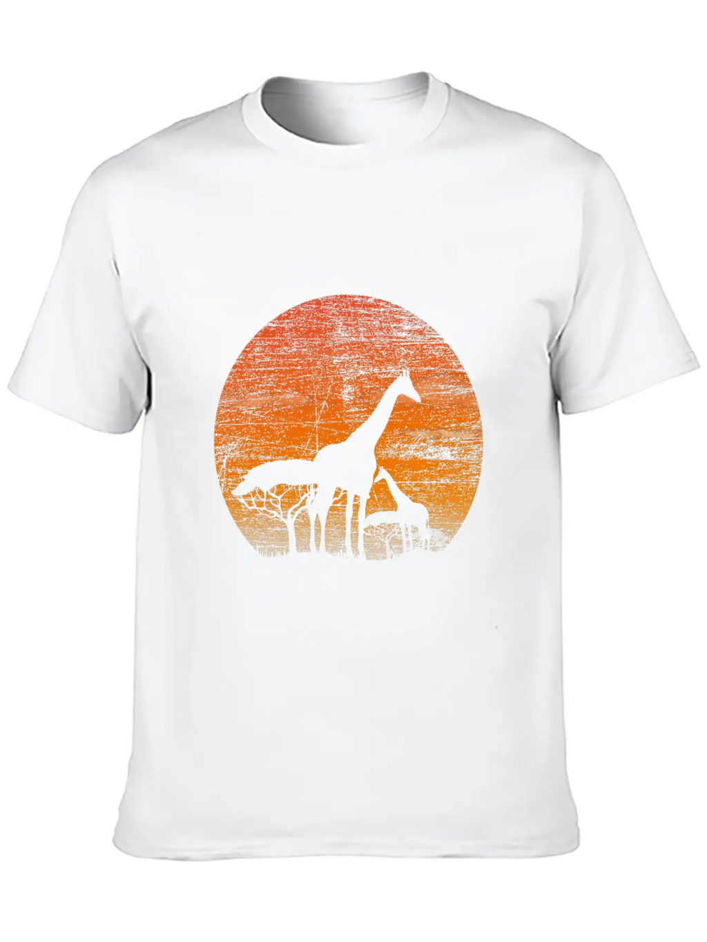 Giraffe Safari Relaxed Everyday Tee – Lightweight And Durable Cotton