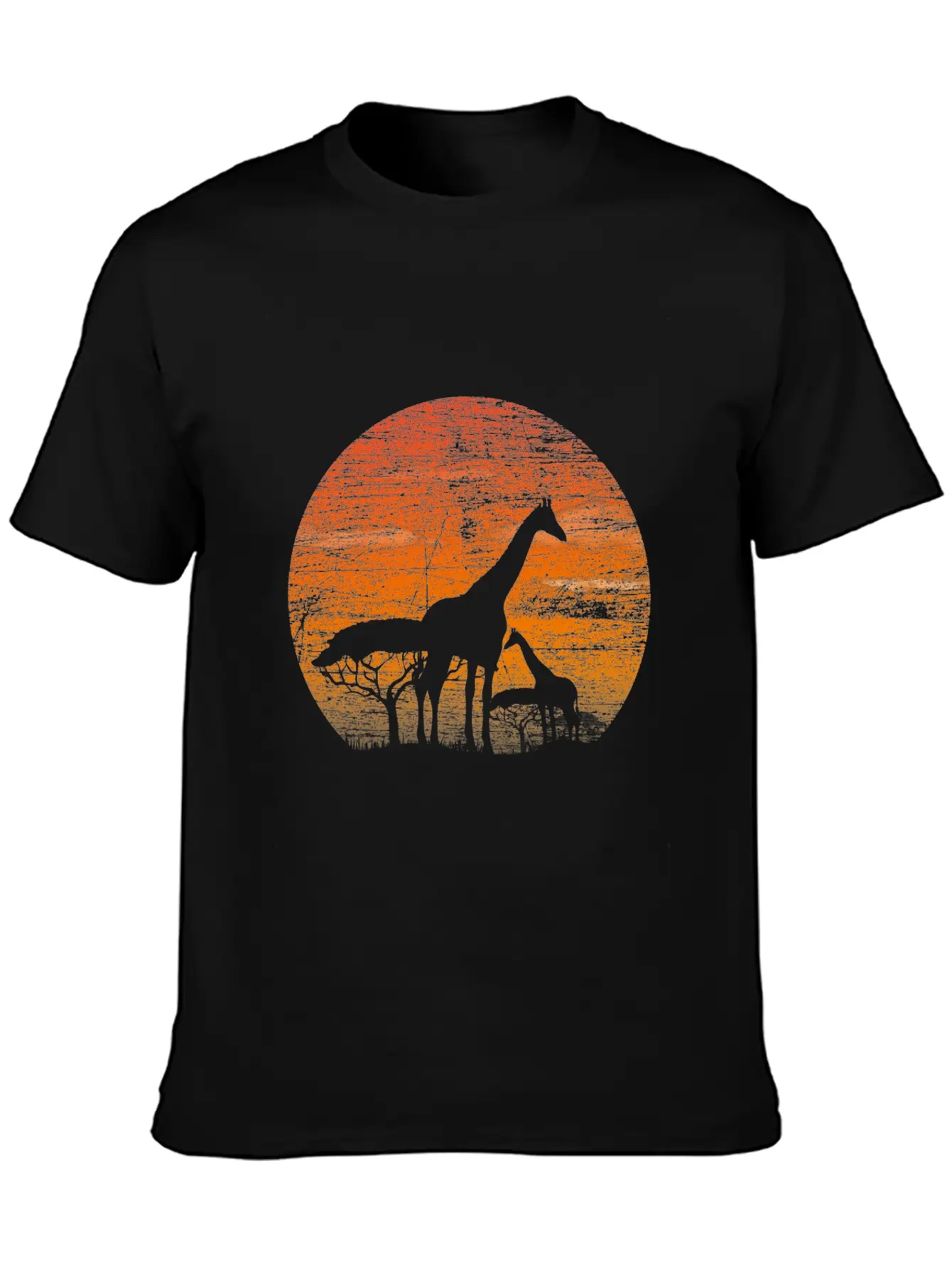 Giraffe Safari Relaxed Everyday Tee – Lightweight And Durable Cotton