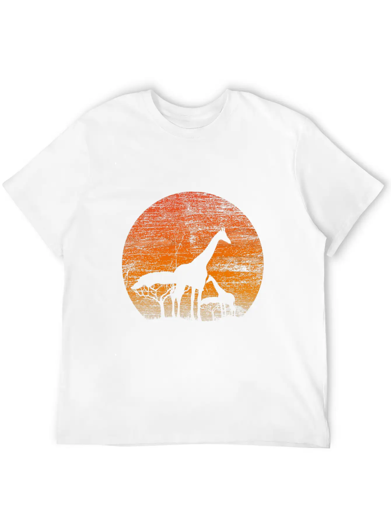 Giraffe Safari Relaxed Everyday Tee – Lightweight And Durable Cotton