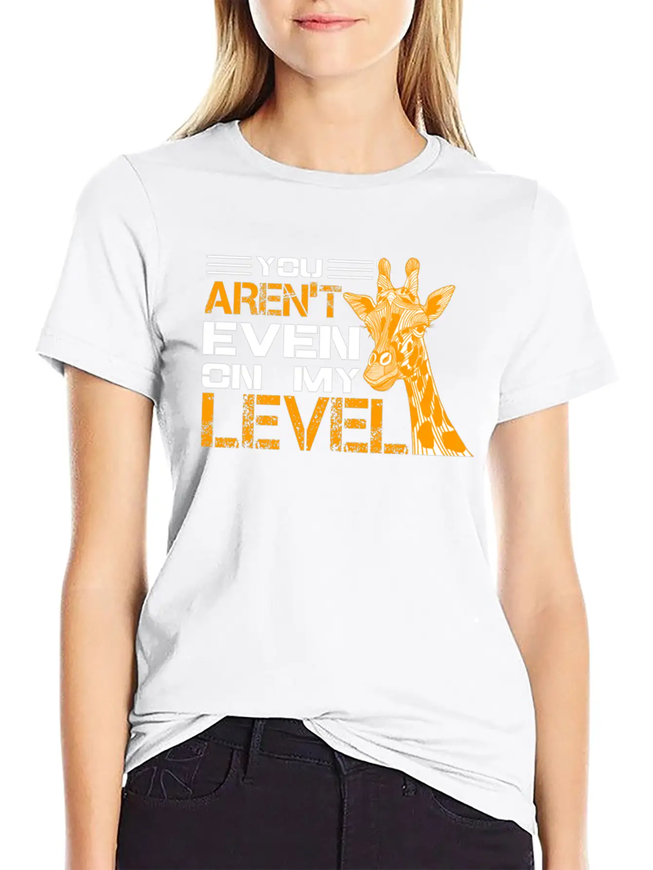 Giraffe Shirt Unisex Casual T-Shirt – Clean Design For Daily Comfort