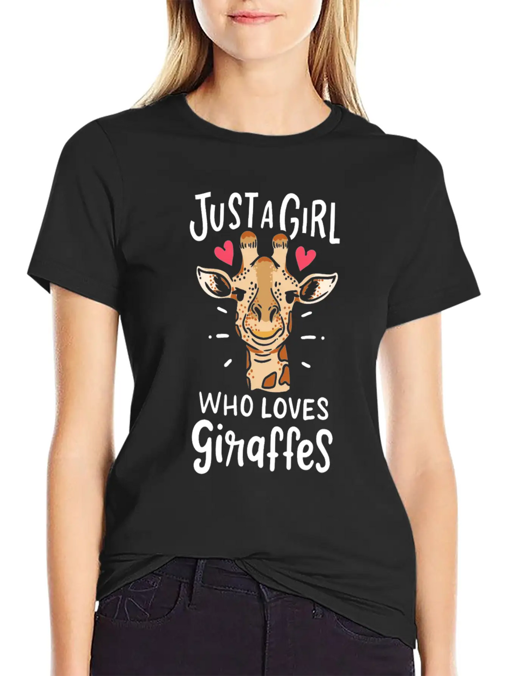 Giraffe Stylish Everyday T-Shirt – Unisex Basic Cotton Tee