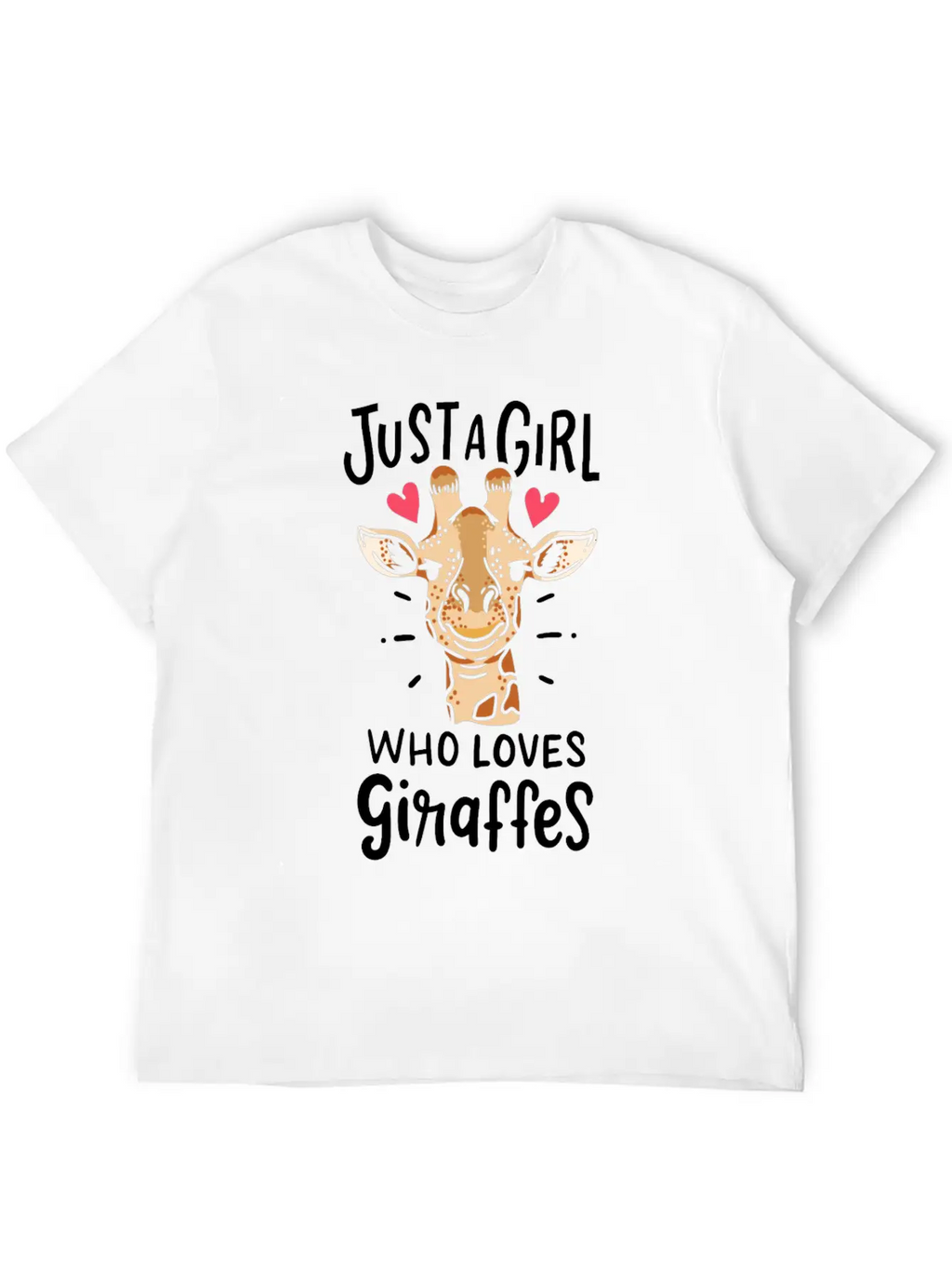 Giraffe Stylish Everyday T-Shirt – Unisex Basic Cotton Tee